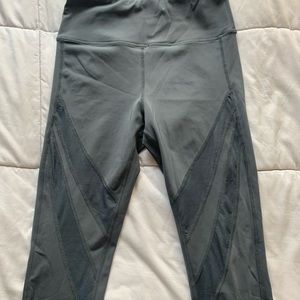 Valens Leggings Grey Mesh detail Size S